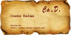 Cseke Dalma névjegykártya